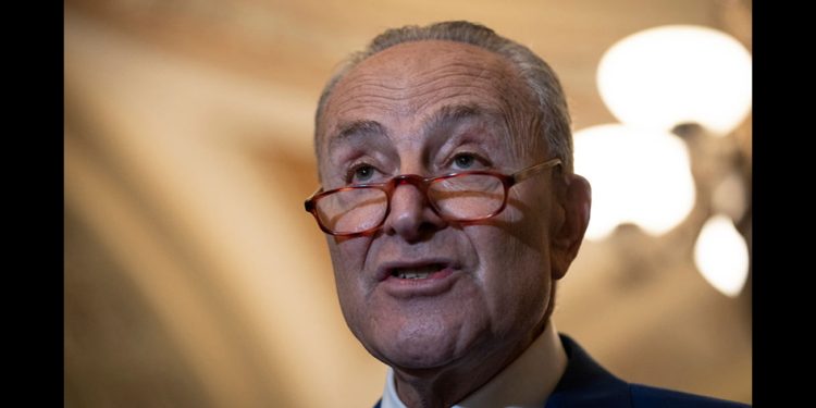 參議院民主黨領袖舒默（Charles Schumer）。（GettyImages）