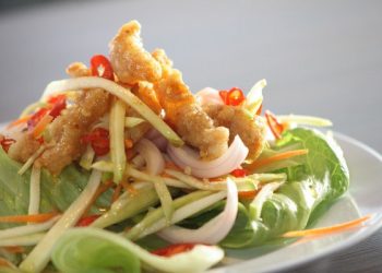 夏季裡清新的芒果雞