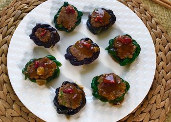 豆角釀肉