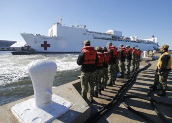川普派兩艘海軍醫療艦   支援美疫情嚴重地區