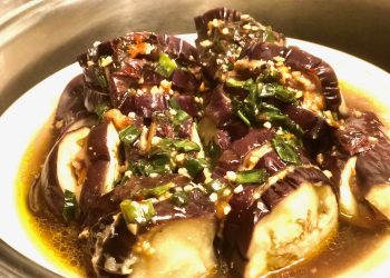 蒸茄子釀肉