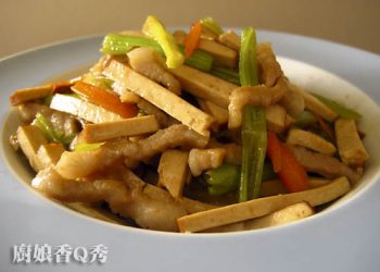 青椒豆乾炒肉絲