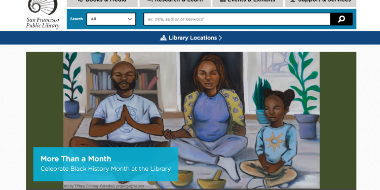 舊金山公立圖書館官網。