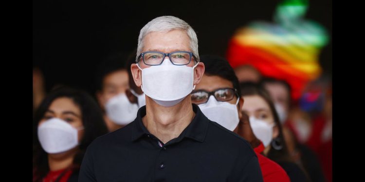 蘋果公司老闆、首席執行官蒂姆·庫克（Tim Cook）。（GettyImages）