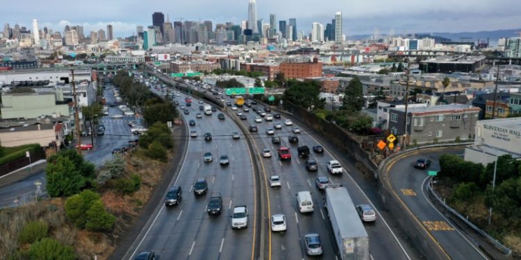 加州101號高速公路。（Getty Images）