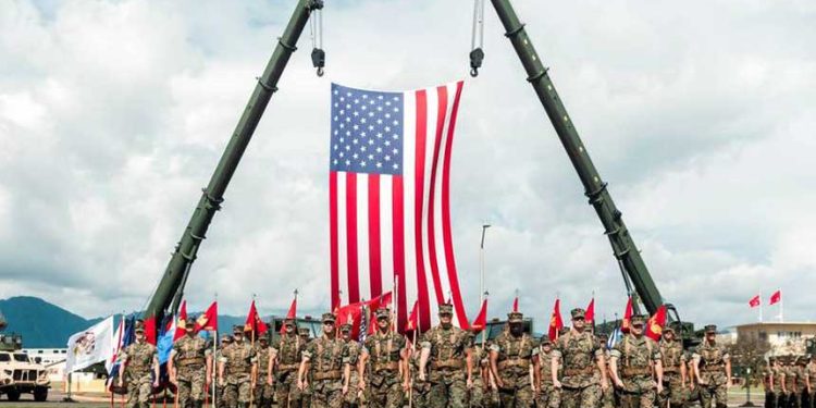 瞄準中共 美一新型部隊成軍 （圖：美陸戰隊推特@USMC）