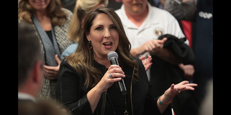共和黨全國委員會主席羅娜·麥克丹尼爾(Ronna McDaniel)。（圖片：Scott Olson/GettyImages）