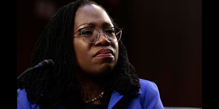 拜登提名的大法官候選人，法官凱坦吉·布朗·傑克遜（Ketanji Brown Jackson）。（圖片：Anna Moneymaker/GettyImages）