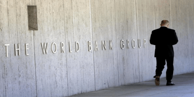 資料照：位於華盛頓特區的世界銀行總部。（Win McNamee/Getty Images）
