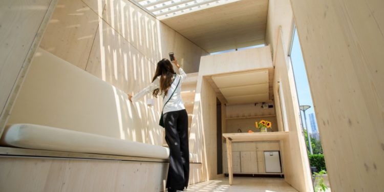 生態性綠建築樣板屋。（Getty Images）