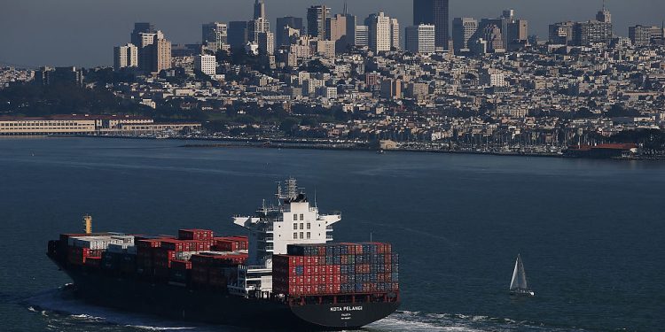 舊金山奧克蘭港灣區域。（Getty Images）