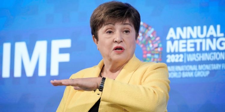 IMF總裁克里斯塔利娜·格奥尔基耶娃。（Getty Images）