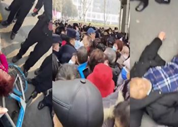 「白髮革命」燃起！武漢大連兩地十萬老人上街抗議