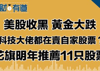 美債殖利率回彈/美股連漲獲利回吐/賣壓襲來美股全線收黑/黃金跌超2%/原油超跌1%/ 高盛警告市場樂觀過頭/ 美高科技高層現「逃頂」潮