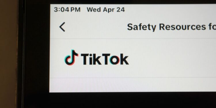 Tiktok應用程序持續受到國安風險關注。（Getty Images）