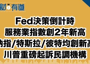 Fed決策倒計時/服務業指數創2年新高/納指/特斯拉/彼特均創新高/川普重磅起訴民調機構