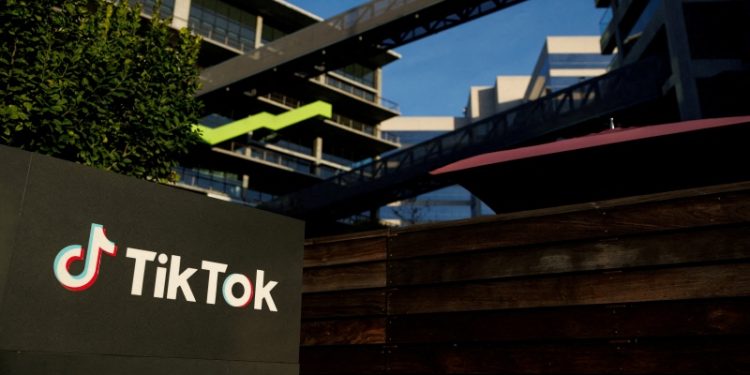TikTok辦公大樓。（REUTERS）