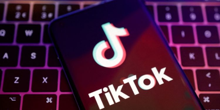 TikTok標誌。（REUTERS）