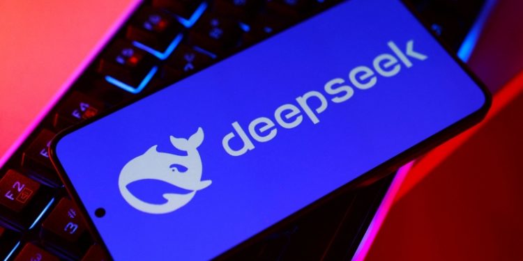 Deepseek標誌。（REUTERS）