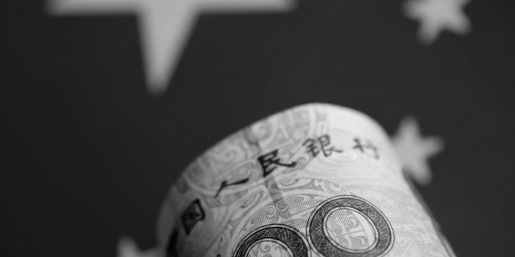 中共人民幣。（REUTERS）