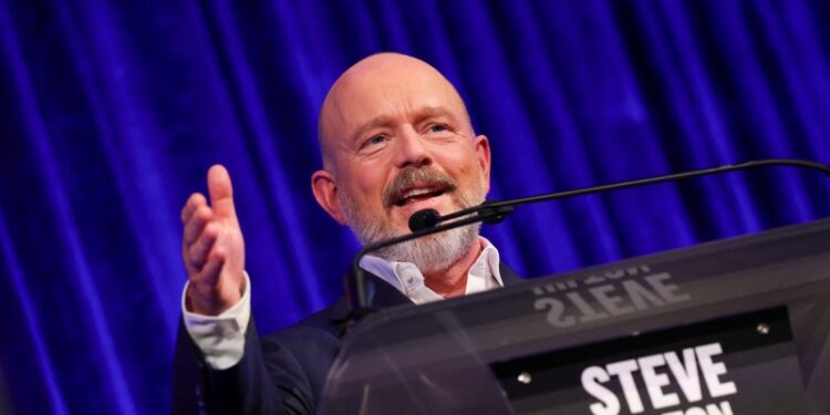 加州州紙共和黨參選人Steve Hilton。（REUTERS）