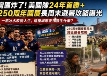 灣區炸了!美國隊24年首勝+250週年國慶長週末避暑攻略曝光