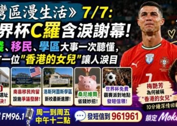 世界杯C羅含淚謝幕!省錢、移民、學區大事一次聽懂,還有一位”香港的女兒”讓人淚目