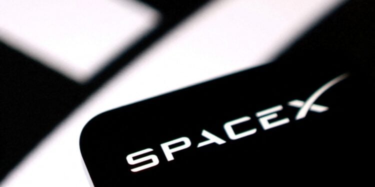 SpaceX標誌。(REUTERS)