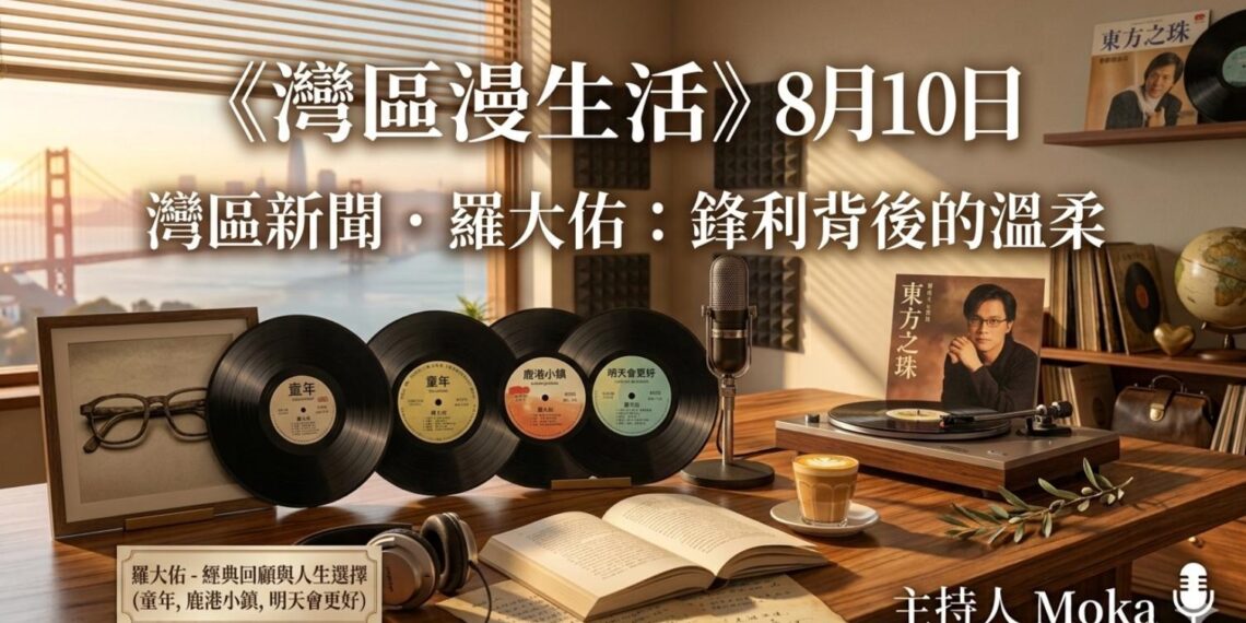 《灣區漫生活》8月10日｜灣區新聞‧羅大佑：鋒利背後的溫柔