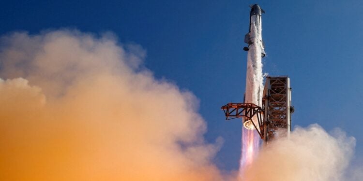 SpaceX的星艦發射計畫。（REUTERS）