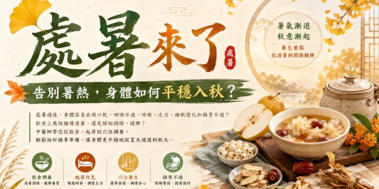 處暑來了：告別暑熱，身體如何平穩入秋？