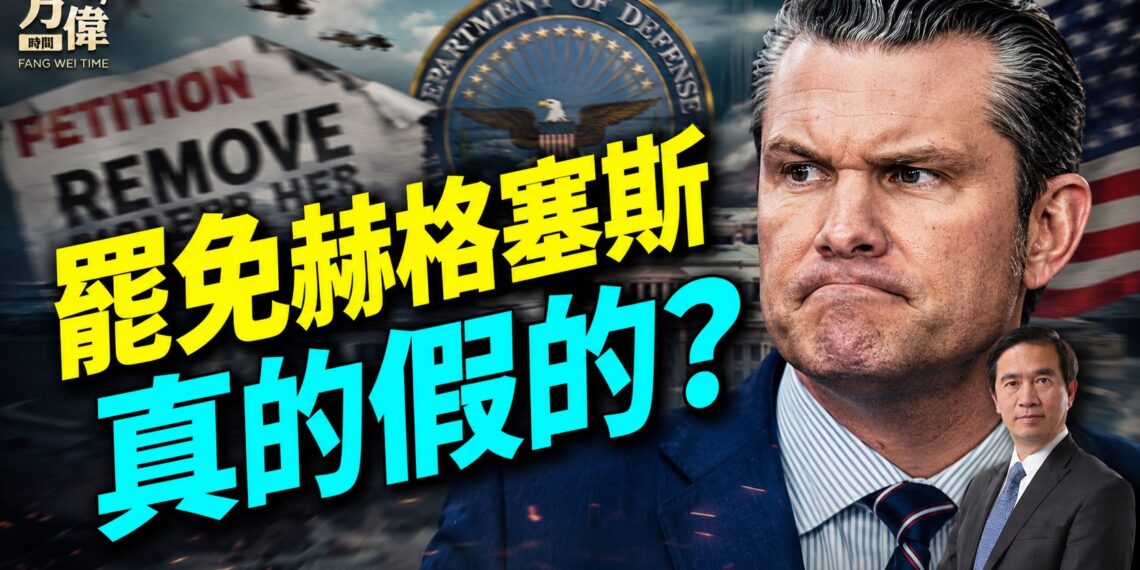 媒體紛傳川普要換戰爭部長，真相是什麼？