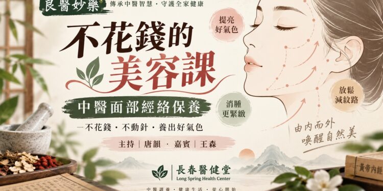 不花錢的美容課：中醫面部經絡保養